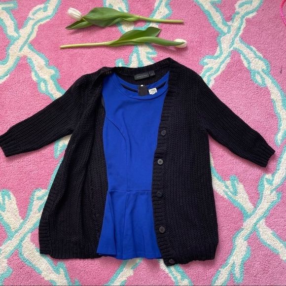 Kenneth Cole light linen cotton blend cardigan - Picture 1 of 6
